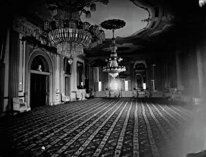Chandelier Collection: White House, East Room, between 1860 and 1880. Creator: Unknown