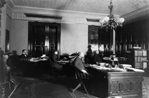 Cyanotypes 1880 1910 Gmgpc Prints: White House employees, between 1889 and 1906. Creator: Frances Benjamin Johnston