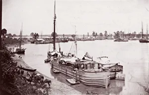 White House Landing, Pamunkey River, 1861-65. Creator: Tim O Sullivan