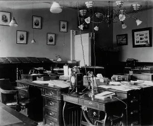 White House office, Washington, D.C. between 1889 and 1906. Creator: Frances Benjamin Johnston