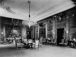 Official Residence Prints: White House state dining room, north and east sides