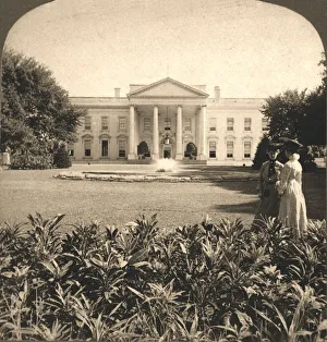 The White House, Washington D. C, 1908. Creator: Works and Sun Sculpture Studios