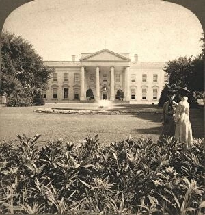 The White House, Washington D.C, 1908. Creator: Works and Sun Sculpture Studios
