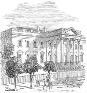 Charles J Prints: The White House, Washington, where the wounded President lies, 1881. Creator: Unknown
