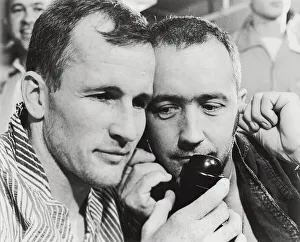 Astronauts Gallery: White and McDivitt talk to President Lyndon B. Johnson, 1965. Creator: NASA