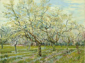 Blossoming Prints: The white orchard, 1888. Artist: Gogh, Vincent, van (1853-1890)