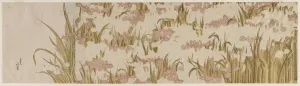 White and Purple Irises, early 1800s. Creator: Katsushika Hokusai (Japanese, 1760-1849)