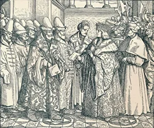 World Prints: The White Russian Federation with the Emperor Max, c1507, (1907)
