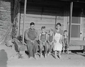 White sharecropper family, formerly mill workers, Hartwell, Georgia, 1937. Creator: Dorothea Lange