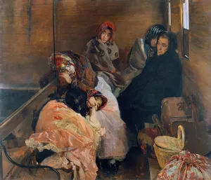 Brothel Gallery: White Slave Trade. Artist: Sorolla y Bastida, Joaquin (1863-1923)
