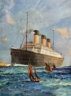 Cunard Gallery: The White Star Liner Majestic, . Creator: Unknown