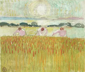 Corn Prints: White Sun on the Corn, 1914. Creator: Denis, Maurice (1870-1943)