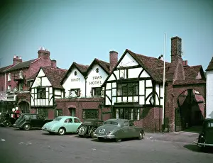 Car Park Prints: The White Swan Hotel, Statford-upon-Avon
