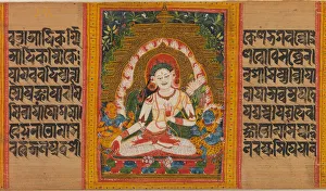 Flame Prints: White Tara, Folio from... (Perfection of Wisdom) Manuscript