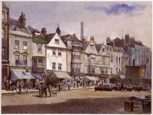 Sewer Prints: Whitechapel High Street, Stepney, London, 1884. Artist: John Crowther