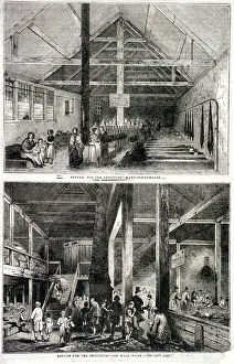 Gloom Prints: The Whitecross Street Prison for debtors, London, 1843
