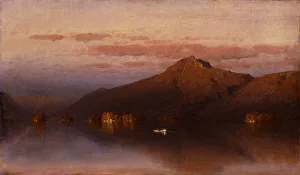 Whiteface Mountain from Lake Placid, 1866. Creator: Sanford Robinson Gifford Whiteface Mountain from Lake Placid, 1866. Creator: Sanford Robinson Gifford