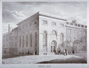 Whitefield Chapel on Charles Street, Westminster, London, c1841. Artist