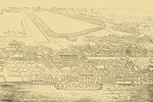 Whitehall, from the River, (1881). Creator: Unknown