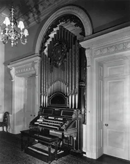 Whitemarsh Hall, Edward Townsend Stotesbury house, Wyndmoor, Pennsylvania, 1922 or 1923. Creator: Frances Benjamin Johnston. Whitemarsh Hall, Edward Townsend Stotesbury house, Wyndmoor, Pennsylvania, 1922 or 1923