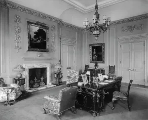 Whitemarsh Hall, Edward Townsend Stotesbury house, Wyndmoor, Pennsylvania, 1922 or 1923. Creator: Frances Benjamin Johnston. Whitemarsh Hall, Edward Townsend Stotesbury house, Wyndmoor, Pennsylvania, 1922 or 1923