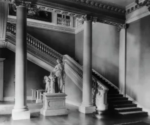 Whitemarsh Hall, Edward Townsend Stotesbury house, Wyndmoor, Pennsylvania, 1922 or 1923. Creator: Frances Benjamin Johnston. Whitemarsh Hall, Edward Townsend Stotesbury house, Wyndmoor, Pennsylvania, 1922 or 1923