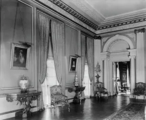 Whitemarsh Hall, Edward Townsend Stotesbury house, Wyndmoor, Pennsylvania, 1922 or 1923. Creator: Frances Benjamin Johnston. Whitemarsh Hall, Edward Townsend Stotesbury house, Wyndmoor, Pennsylvania, 1922 or 1923