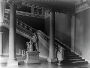Entrance Hall Prints: Whitemarsh Hall, Phila. Pa. (1922?). Creator: Frances Benjamin Johnston