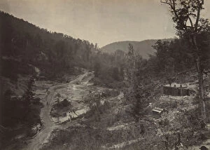 Creek Gallery: Whiteside Valley Below the Bridge, 1860s. Creator: George N. Barnard