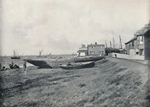 Thames Estuary Prints: Whitstable - The West Beach, 1895