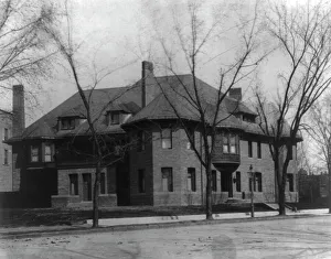 Cyanotypes 1900 Gmgpc Prints: Whittemore House, exterior view of front and side