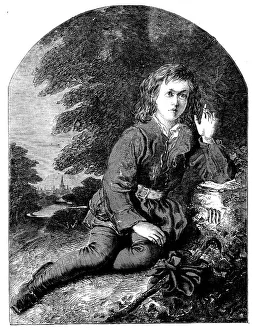 Whittington Resting on Highgate-Hill - from a painting by F. Newnham, 1858. Creator: Unknown