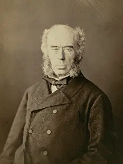 Engineering Prints: Whitworth, inventeur du canon raye, 1861-1869. Creator: Nadar