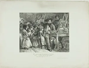 You who have made portraits of our fathers... would you make them of their children?, 1827. Creator: Auguste Raffet