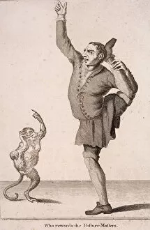 Copying Gallery: Who rewards the Posture Masters, Cries of London, (c1688?)