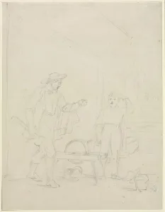 Wholl Turn the Grindstone?, c. 1850. Creator: William Sidney Mount (American, 1807-1868)