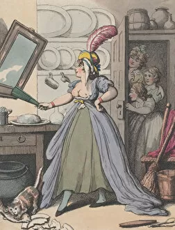 Breast Gallery: Whos Mistress Now?, June 25, 1802. June 25, 1802. Creator: Thomas Rowlandson