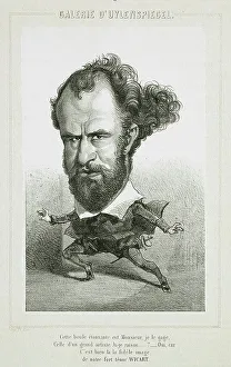 Rops Felicien Prints: Wicart, 1856. Creator: Félicien Rops