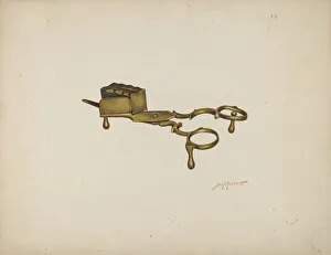 Wick Prints: Wick Trimmer, c. 1941. Creator: Sydney Roberts