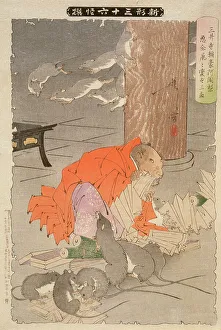 Changing Prints: The Wicked Thoughts of the Priest Raigo of Miidera Transform Him into a Rat