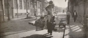 Overloaded Prints: The wicker-work vendor, 1914