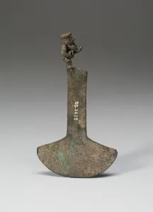 Wide-Blade Knife with Two Musicians on Top [One Figure Missing], A. D. 1440 / 1540