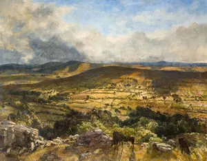 Widecombe In The Moor, Devon, 1922. Creator: Walter Westley Russell
