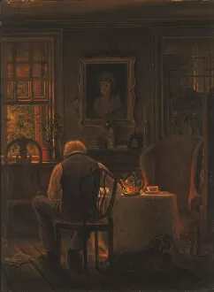 Lonely Gallery: The Widower, 1873. Creator: Edward Lamson Henry
