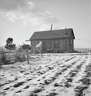 Deserted Prints: Widtsoe farm home, Resettlement Administration purchase