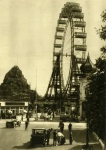 Funfair Prints: The Wiener Riesenrad, Vienna, Austria, c1935. Creator: Unknown