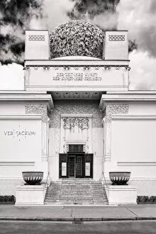 Vienna Secession Gallery: Wiener Secessionsgebaude - The Secession building, Vienna Austria, 2015. Artist