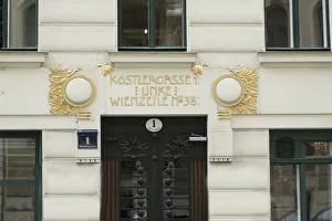 Wienzeilenhauser, Vienna, Austria, (1898), 2015. Artist: Alan John Ainsworth