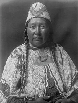 Wives Collection: Wife of Mnainak-Yakima, c1910. Creator: Edward Sheriff Curtis