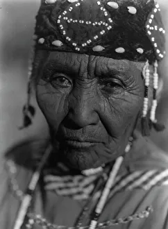 Oregon Prints: Wife of Modoc Henry [A]-Klamath, c1923. Creator: Edward Sheriff Curtis